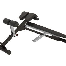 Fitness Reality X-Class Light Commercial Multi-Workout Abdominal/Hyper Back Extension Bench, Black