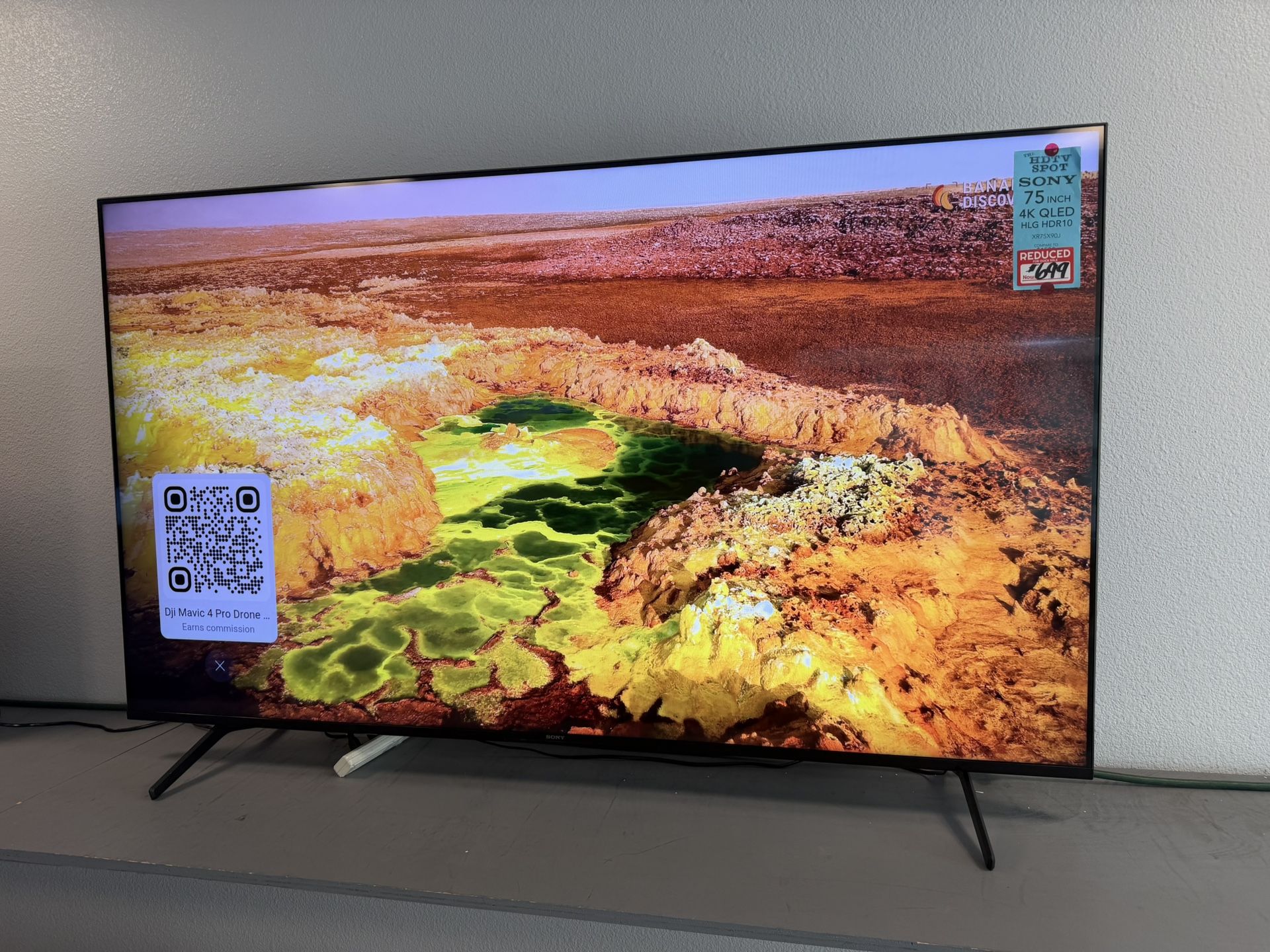 Sony 75” 4k 120hz smart tv xr75x90j