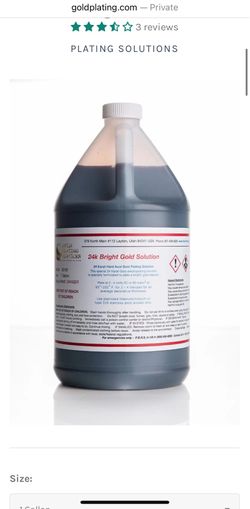 24k Gold plating solutions