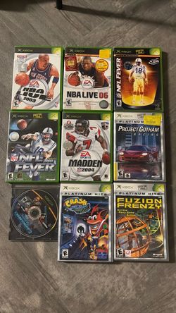 Original Xbox Games Lot of 9