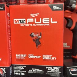 M12 -1/4 hex Impact Driver $100 Tool only