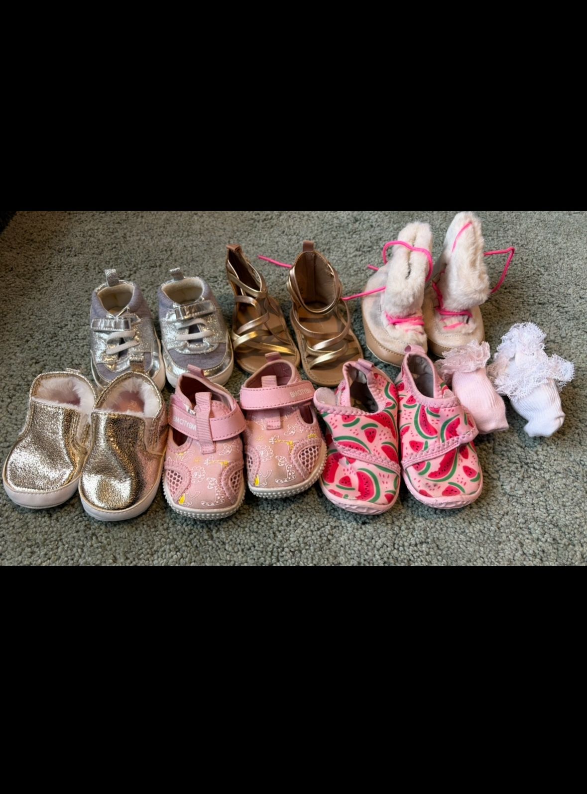 Baby Girl Shoes 3-12m
