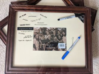 Brand New Signature Frames With Mat And Marker