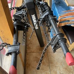 Yakima DoubleDown 4-bike tilting hitch-mounted rack like new