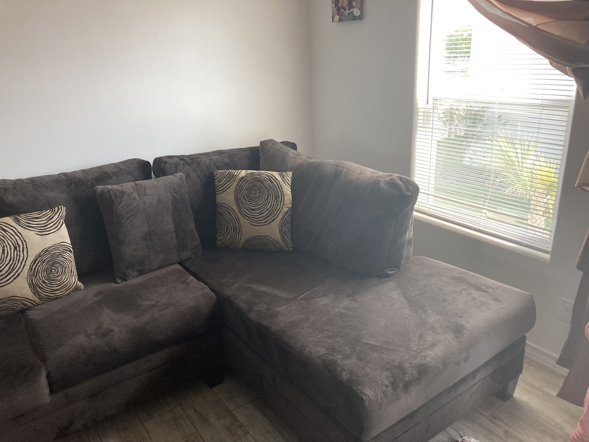 Brown Sectional Couch