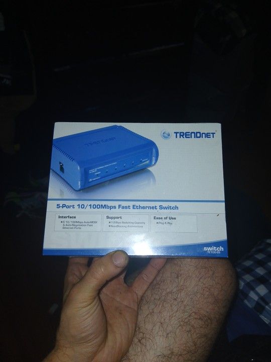 Trend Net 5-port 10/100 MBPS FAST ETHERNET SWITCH