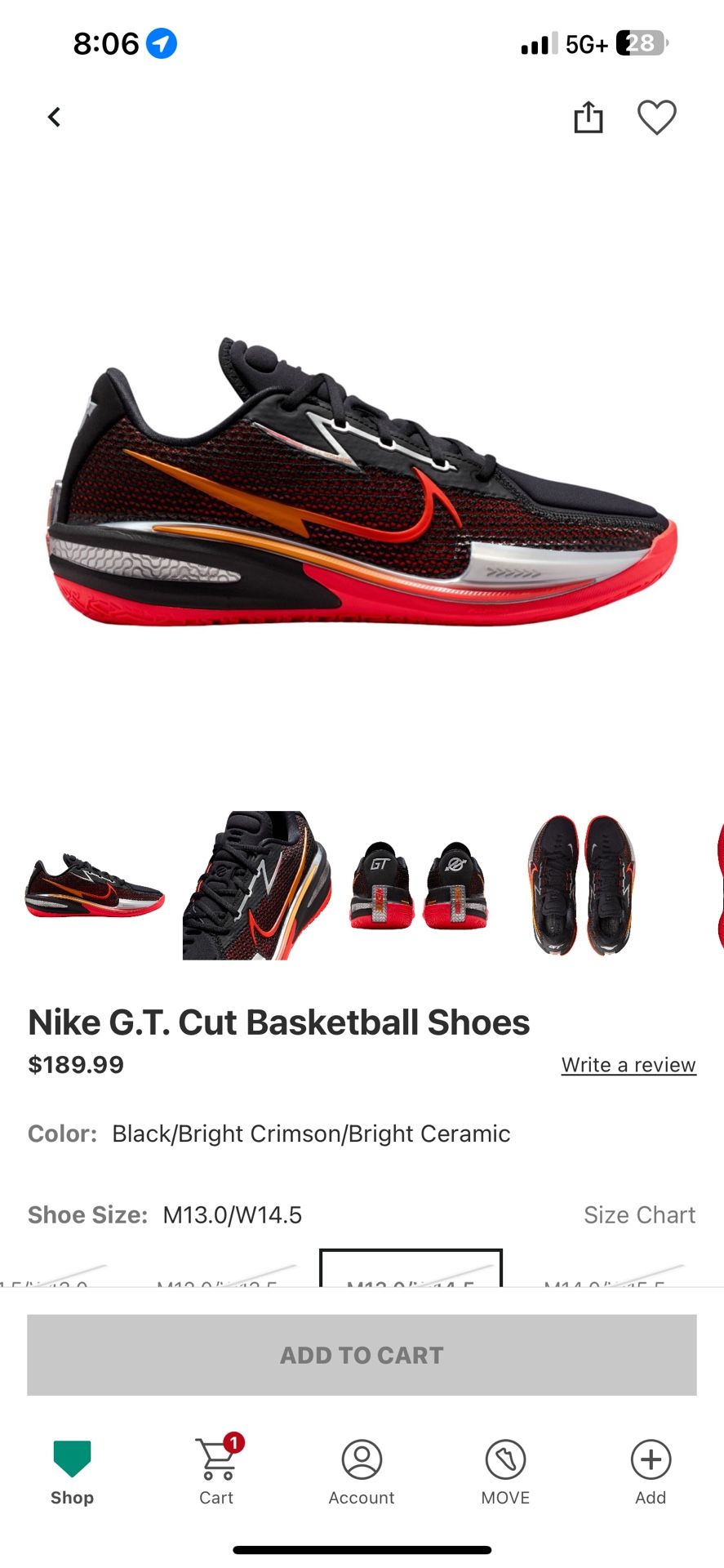 Nike GT Cut