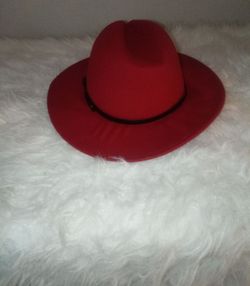 Womens Casual  Red Dress Hat