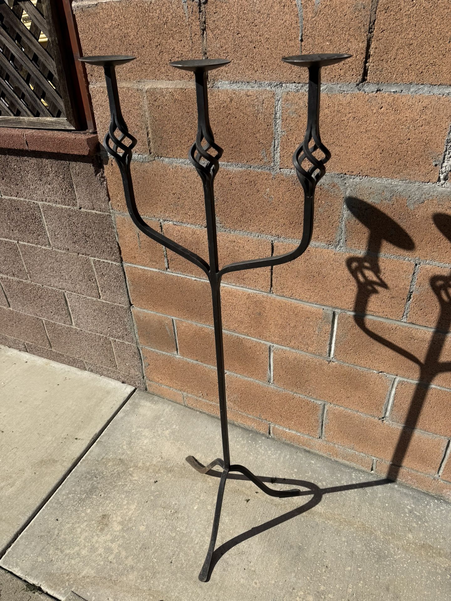 Wrought Iron Candle Holder