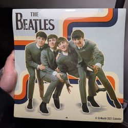 Awesome 👏🏻!! New ! Rare And Collectible 2021 Beatles 16 Month Wall Calendar ! 