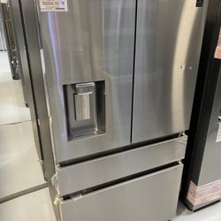 Samsung Stainless Steel 23 Cu. Ft. Counter Depth 4-Door French Door Refrigerator 