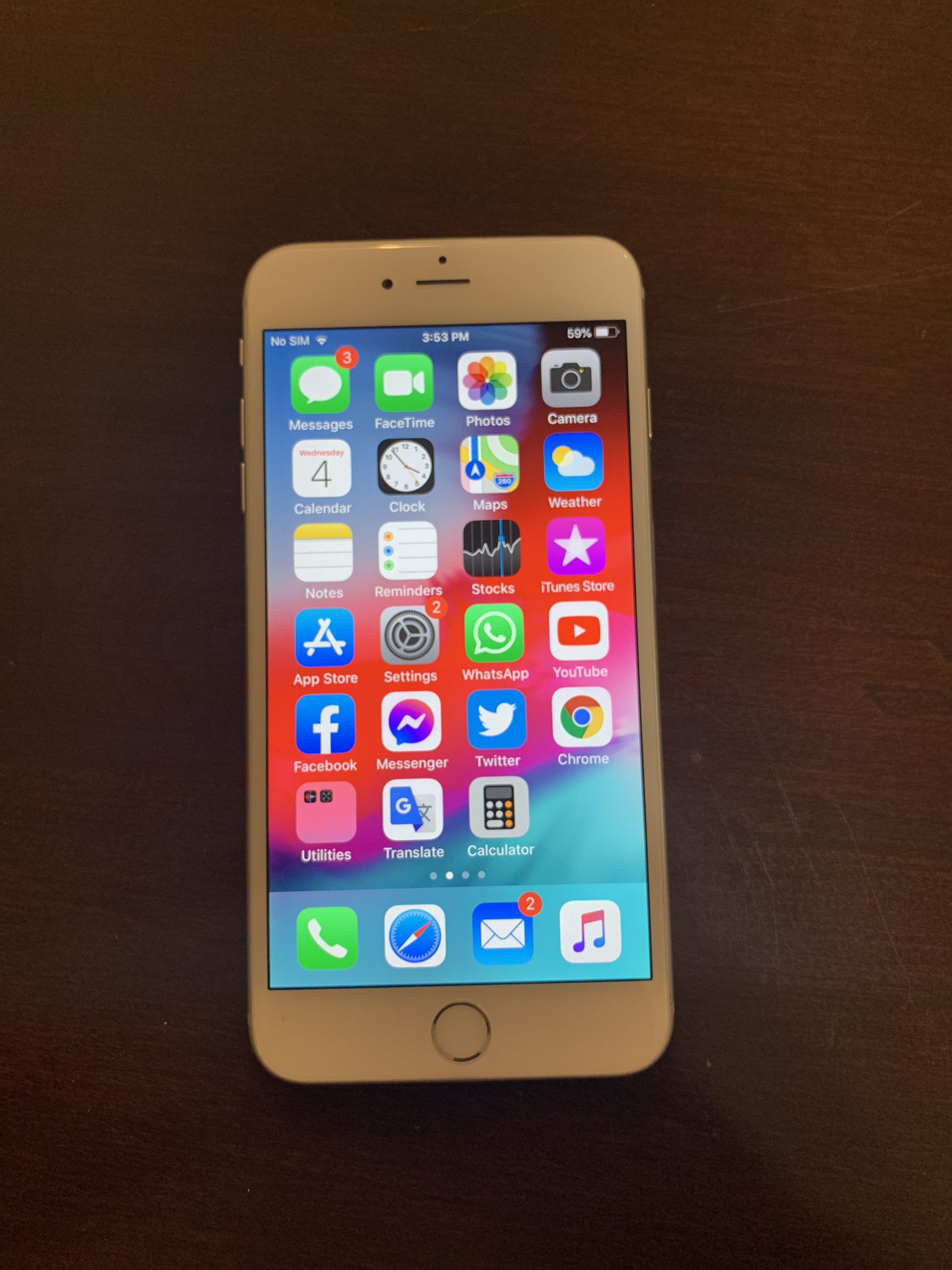 IPHONE 6 PLUS 64 GB WITH OTTER BOX CASE $120