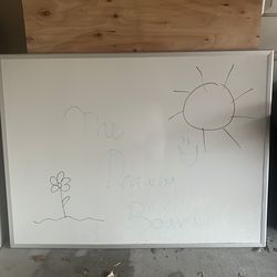 Large dry erase board whiteboard