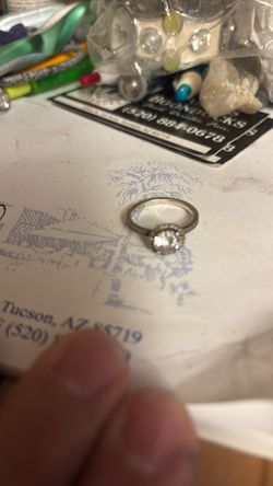 Pandora Silver Halo Solitaire Ring