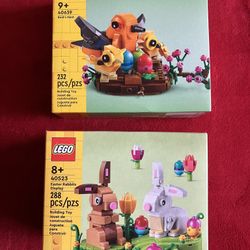 Lot LEGO EASTER RABBITS DISPLAY 40523 BIRD'S NEST 40639 ‼️ See Tons Of VINTAGE & RARE Items Here ...