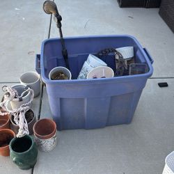 Gardening Pots + Stand (add. equipment)