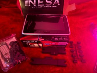NESA BRAND UNIVERSAL HEADREST MOUNT DVD PLAYER w/10.1”LCD & HIGH DEFINITION MOBILE LINK