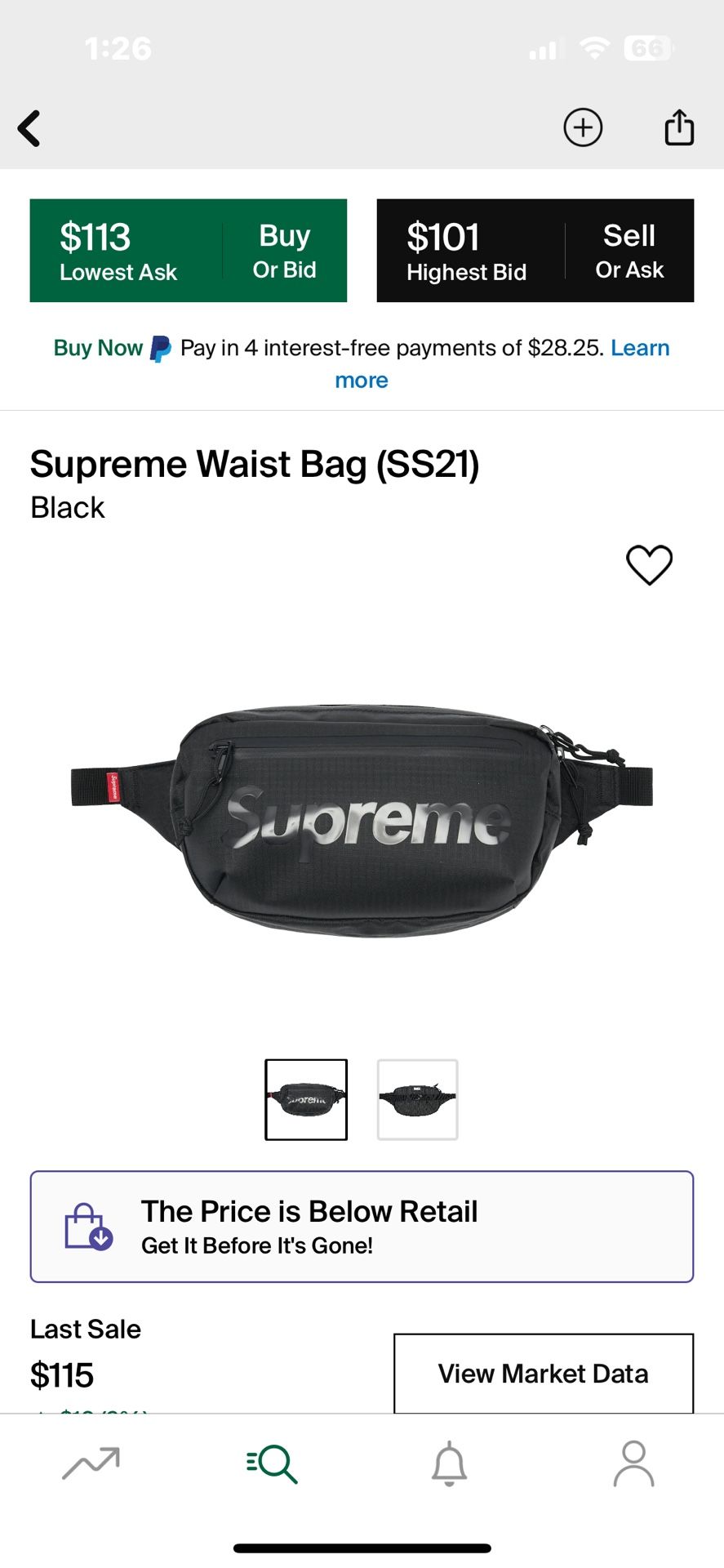 Supreme Waist Bag