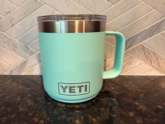 YETI Rambler 10 oz Seafoam Mug with MagSlider Lid
