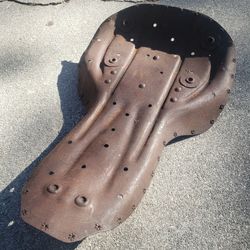 Panhead? Knucklehead? Harley Buddy Seat Pan + Pogo Chopper Vintage