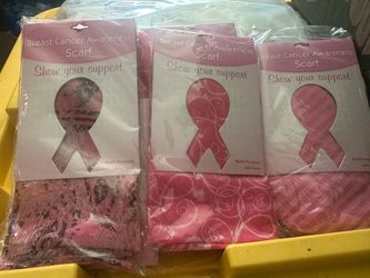 Breast cancer awareness scarfs