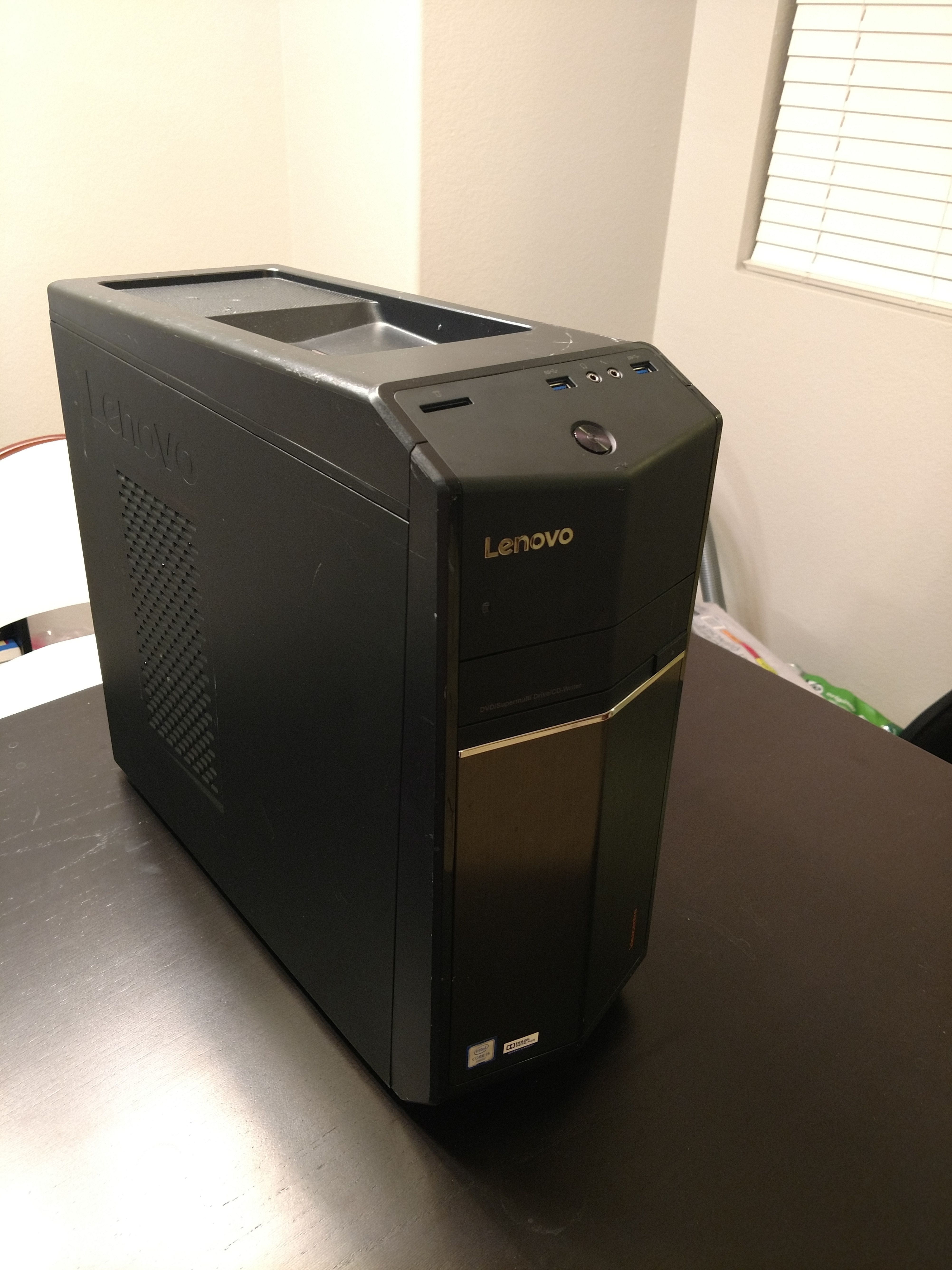 Lenovo IdeaCentre 710-25ish Desktop PC, Intel Core i5 6th gen. 8GB RAM, 1TB Hard Drive, Radeon RX-460, Win 10