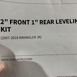 Jeep Wrangler Leveling Kit