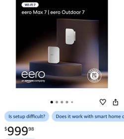 Eero  max 7 wifi internet system  fios router frontier, spectrum router
