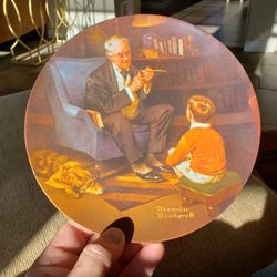 Vintage Norman Rockwell "The Tycoon" Collector Plate