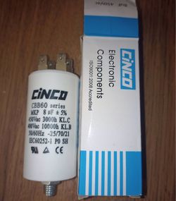 Capacitor 8 MKP 450Vac