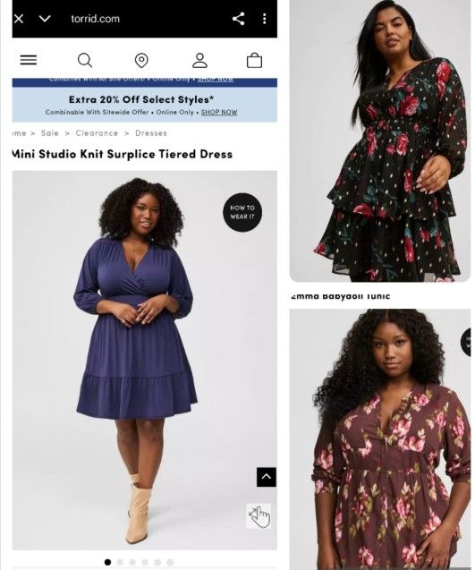 Torrid Size 1 Dresses & Tunic All New