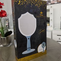 🛑 Cinderella LED Handheld Makeup Mirror With Standing Base