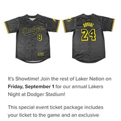 LA Dodgers Tickets -Laker Night -Kobe Jersey for Sale in Santa Rosa Va, CA  - OfferUp