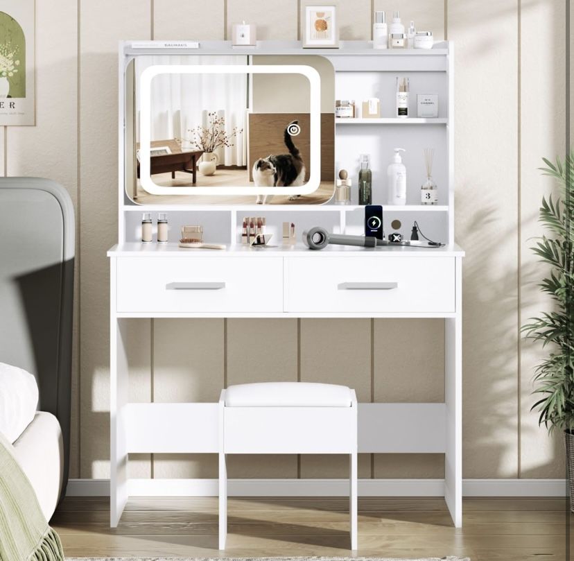 White Vanity