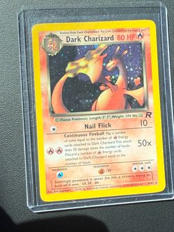 Dark Charizard 4/82 Holo 2000 Team Rocket Pokemon Card Vintage WOTC