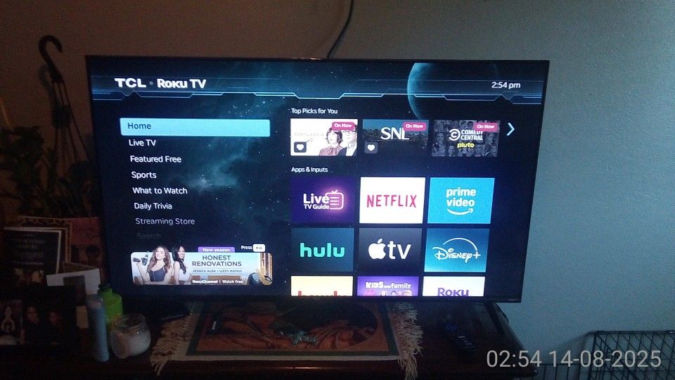 43' TCL Roku Smart Tv