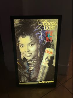 RARE! 1992 Coors Light "Style & Taste" lighted bar sign
