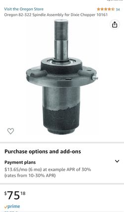 Oregon 82-322 Spindle Assembly for Dixie Chopper 10161