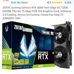 ZOTAC Gaming GeForce RTX 3060 Twin Edge GPU