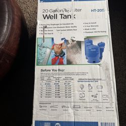 Water Worker 20 Gallon Well Tank