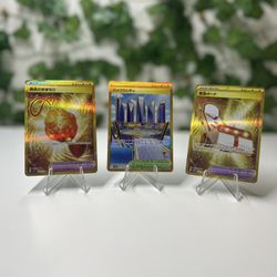 Gold Trainer Cards JP 