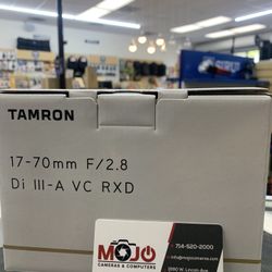 Tamron 17-70 2.8 Sony E 