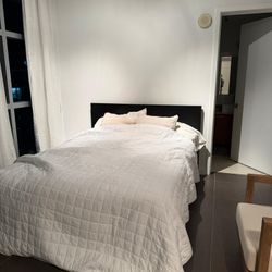 IKEA Queen size bed with drawers includes Mattress 