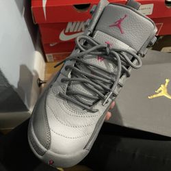 Wolf grey Jordan 12s 