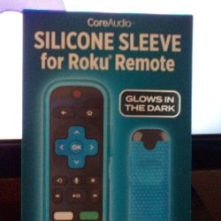 Blue glow in the dark Sleeve for Roku remote 