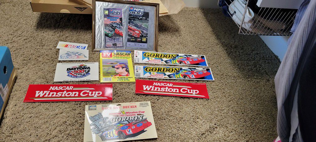 Nascar Stickers, Book, Patch