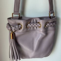 Michael Kors Leather, Lilac Crossbody 