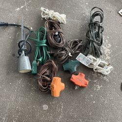 Extension cords.  ($10 for all)
