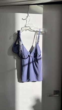 Burberry Body purple Silk Lingerie Set