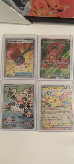 Lot of 4 pokemon cards